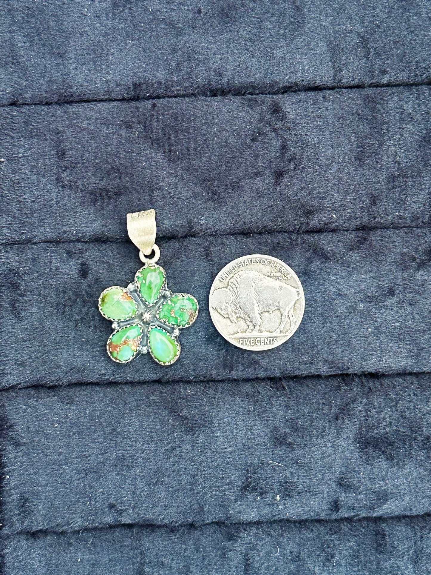 Sonoran mountain flower pendant