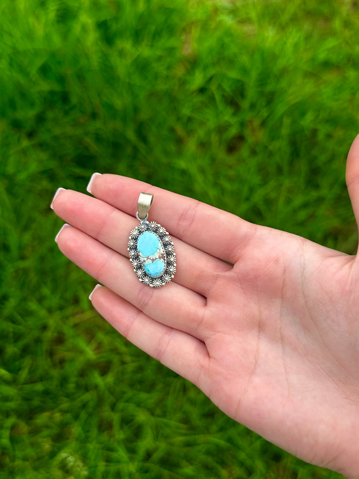 Golden hills pendant