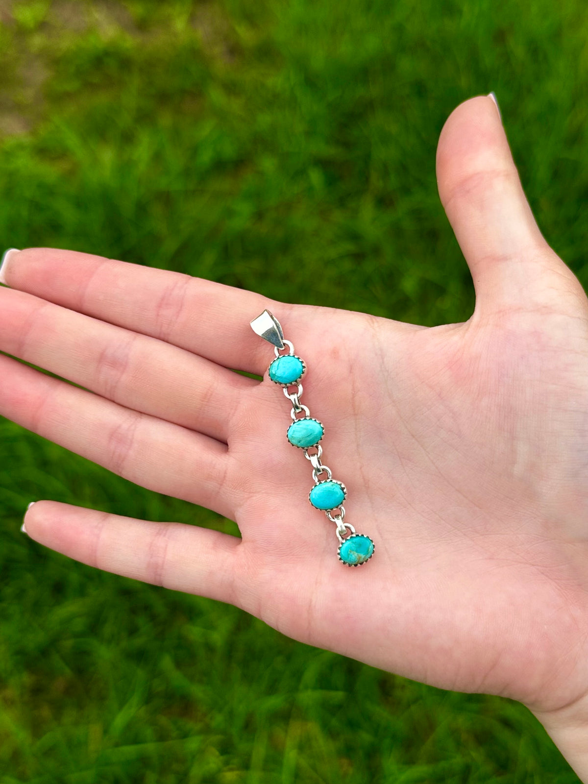 Kingman dangle pendant
