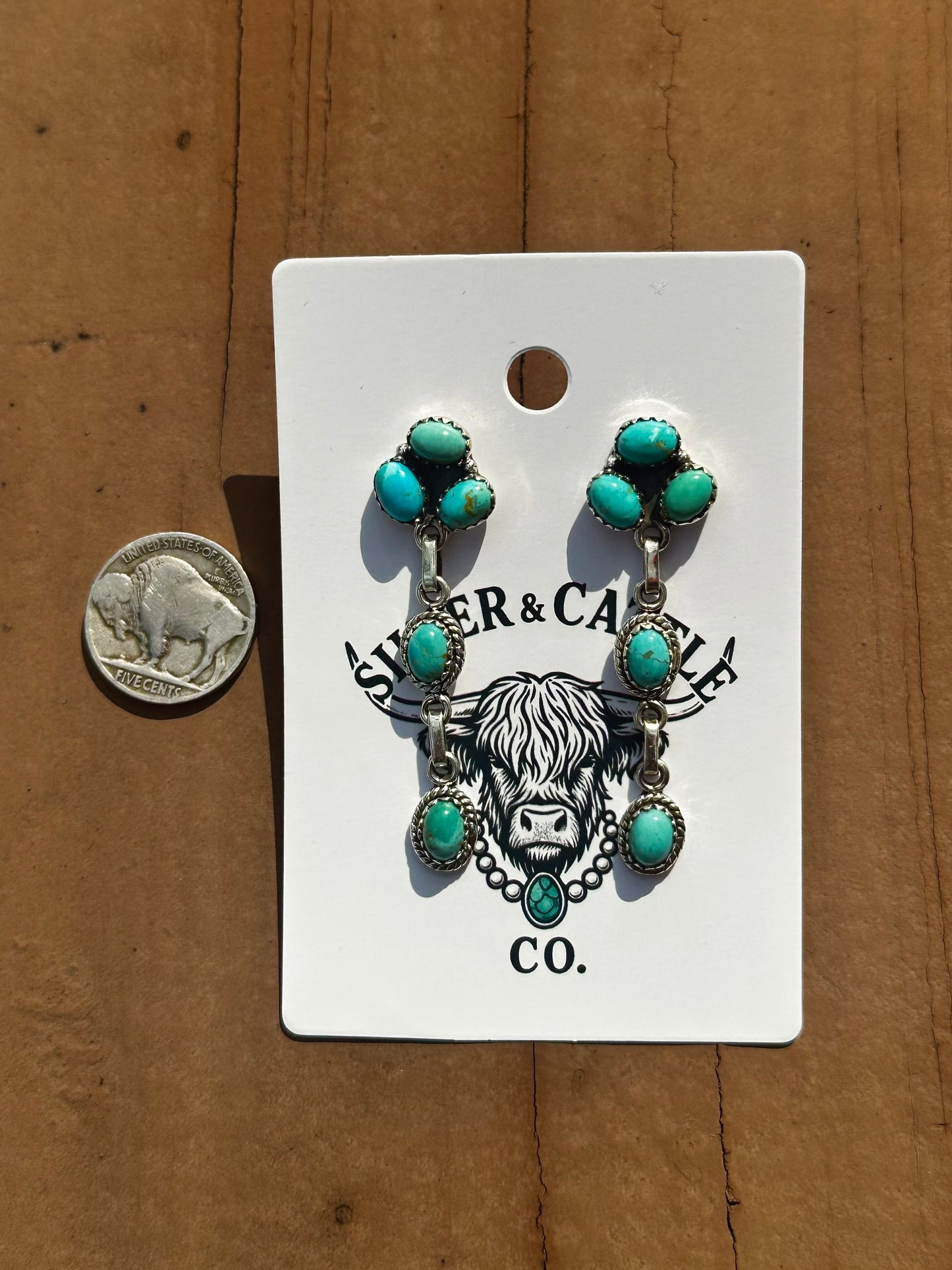 Kingman dangle earrings