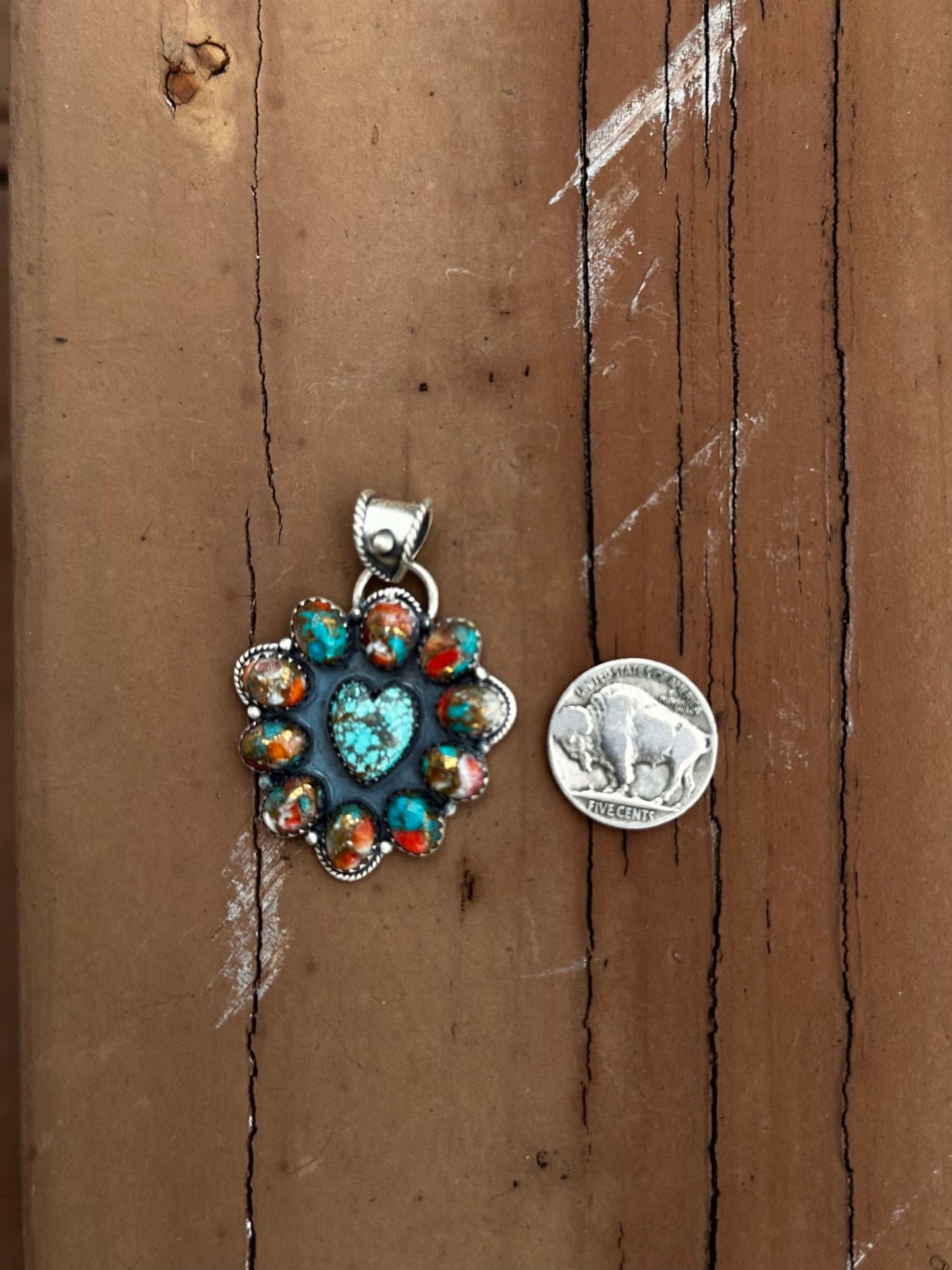 Multi stone pendant