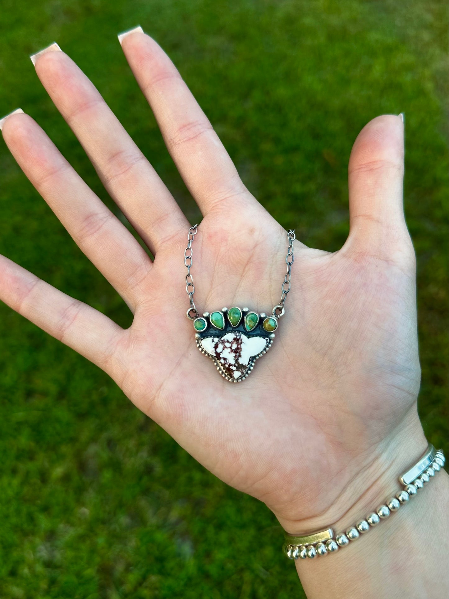 Wild horse calf necklace