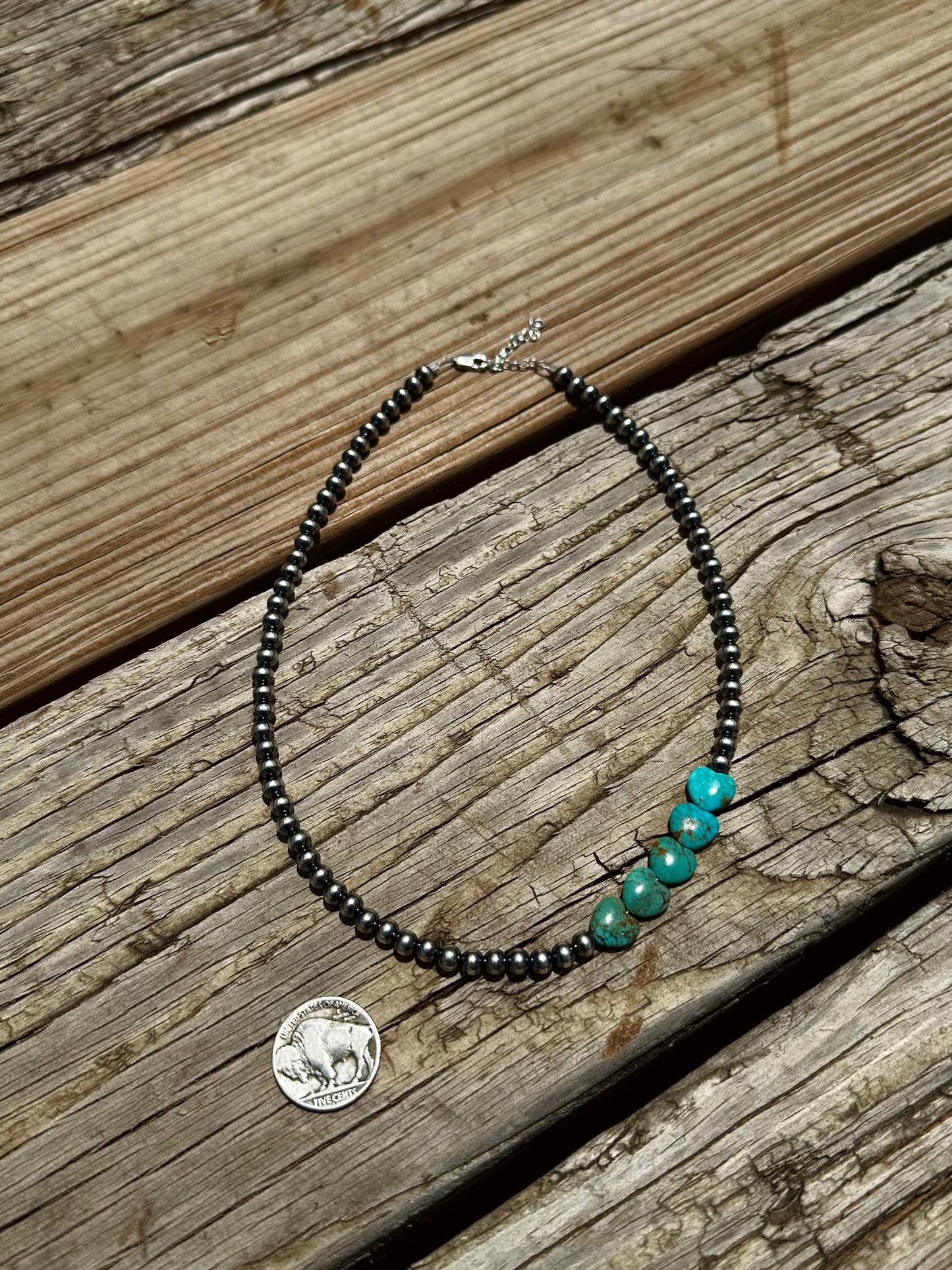 5 heart necklace