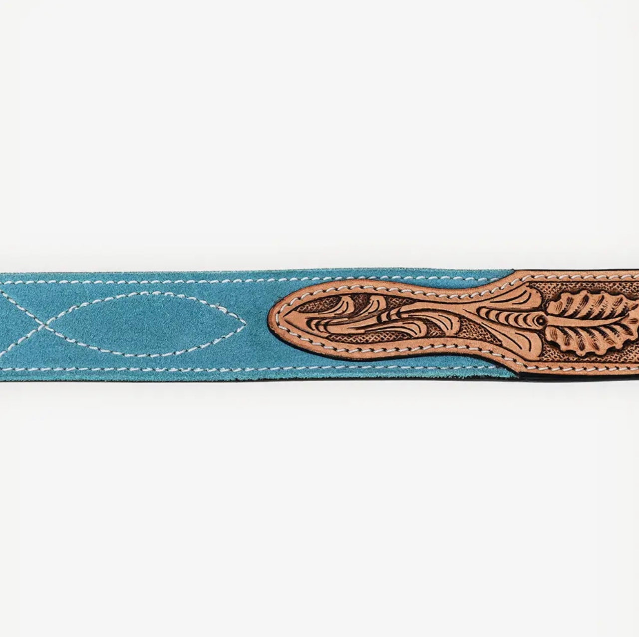 The Bonnie Bloom Suede Belt