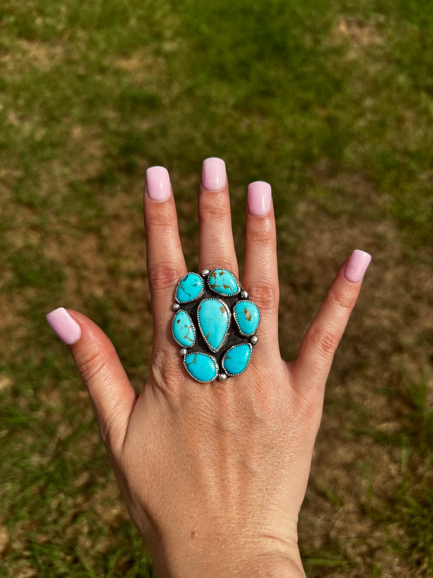 Adjustable Kingman statement ring