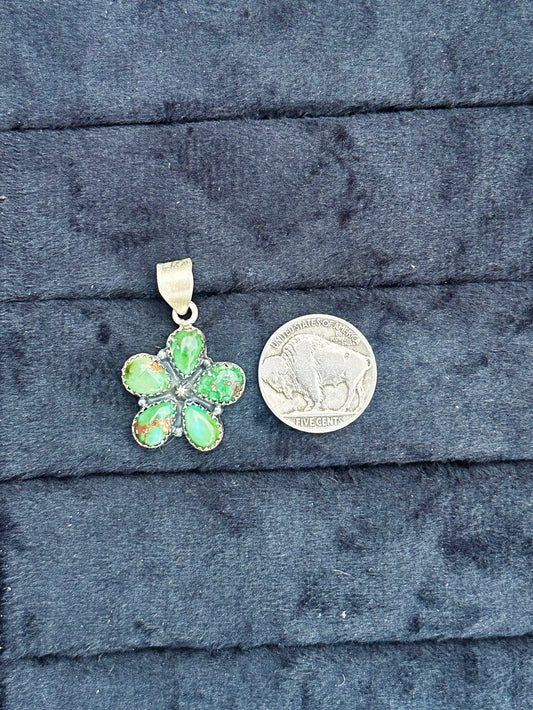 Sonoran mountain flower pendant