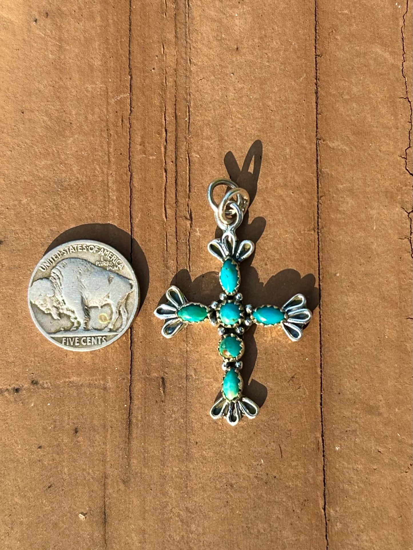 Kingman cross pendant