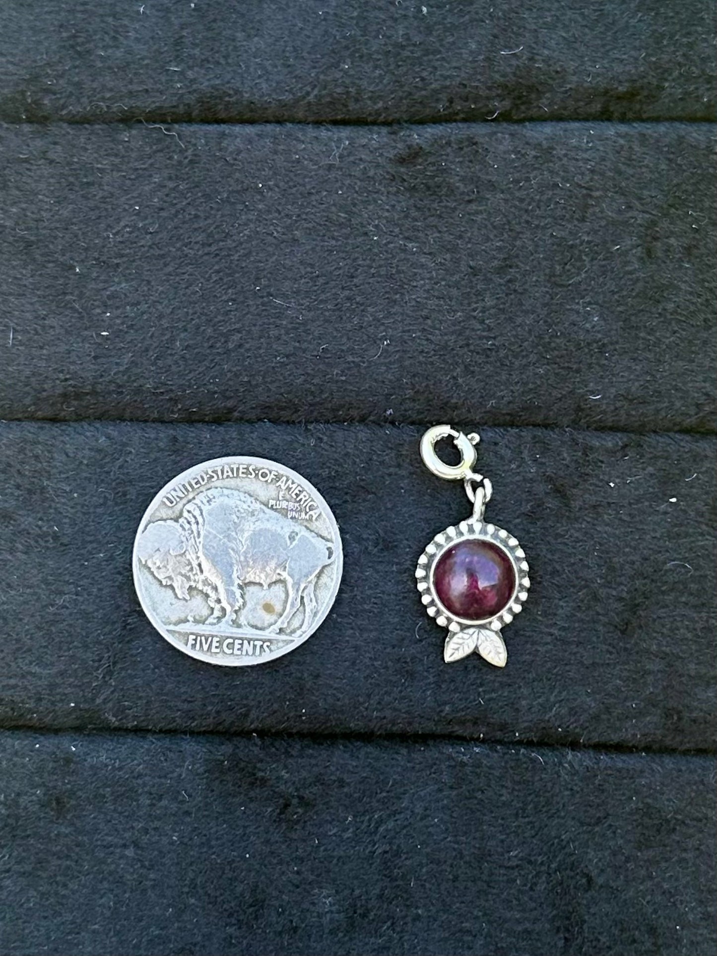 Purple Spiny charm