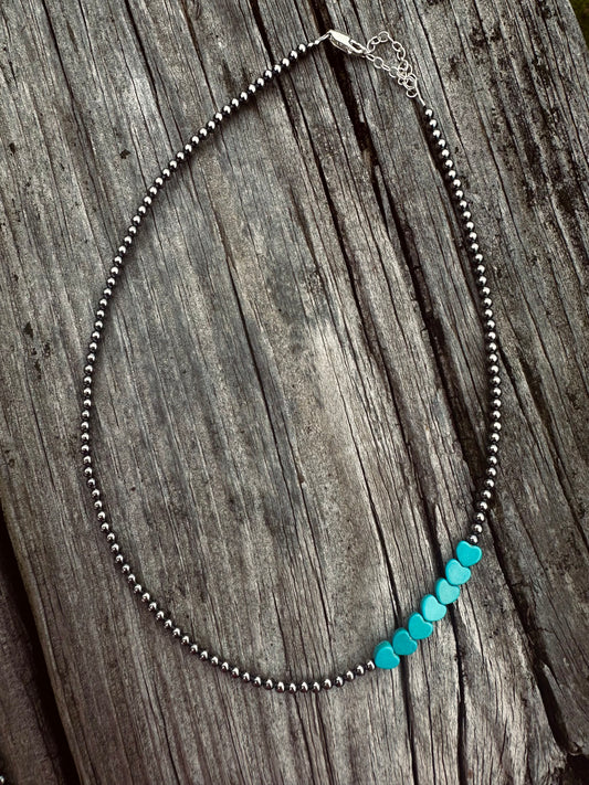 7 heart necklace