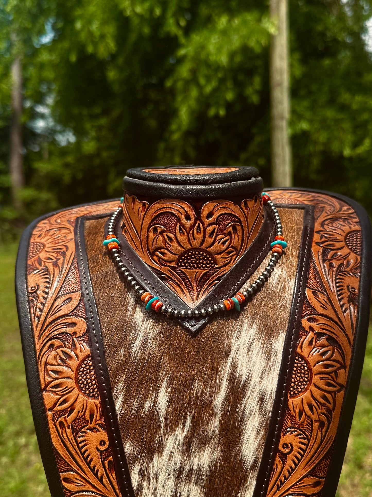 Spiny Oyster & Sleeping Beauty Necklace