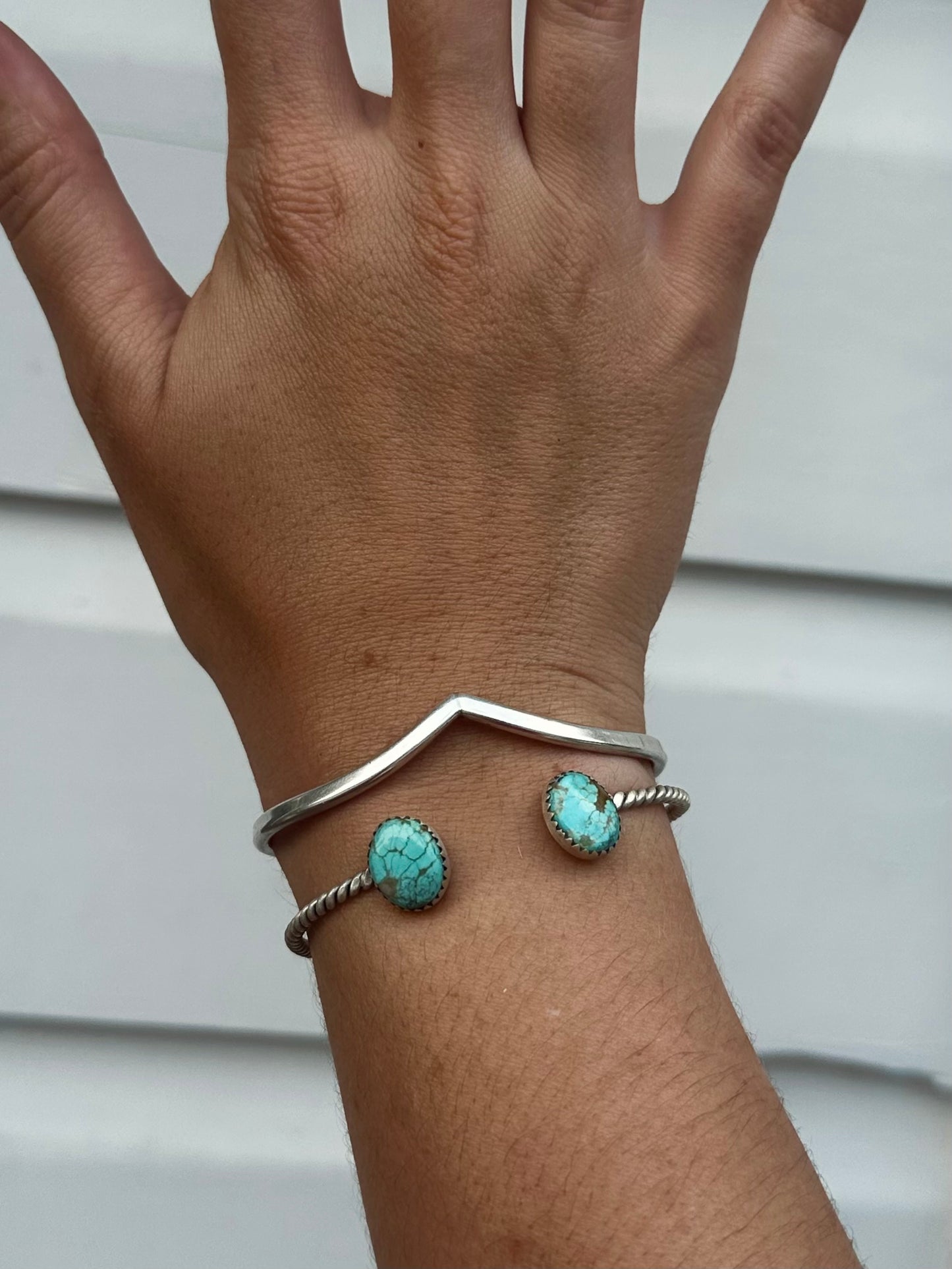 #8 turquoise floater cuff