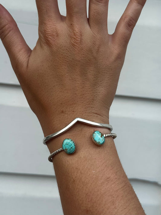 #8 turquoise floater cuff