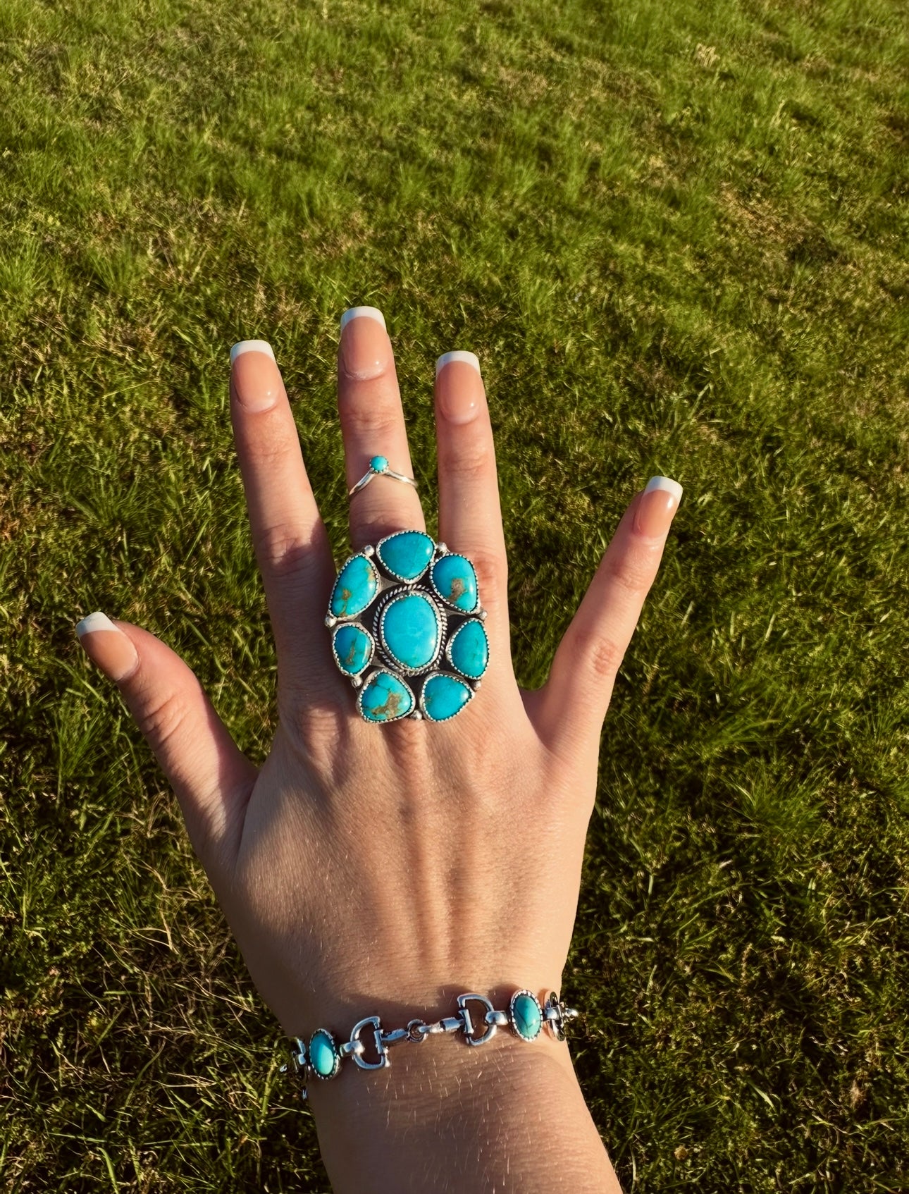 Adjustable Kingman statement ring