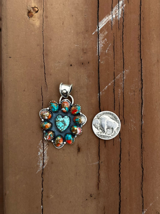 Multi stone pendant