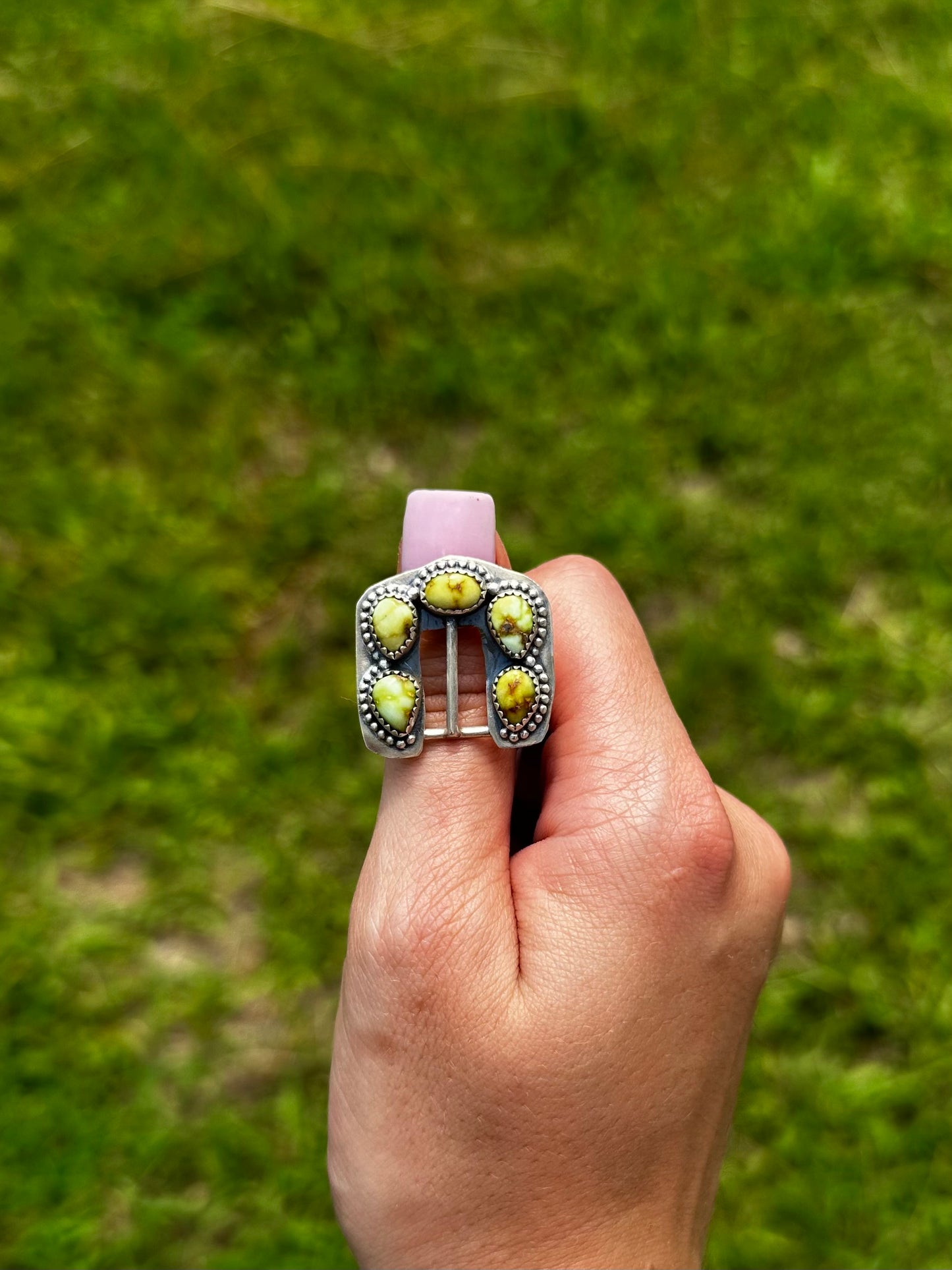 Adjustable Palomino Buckle ring