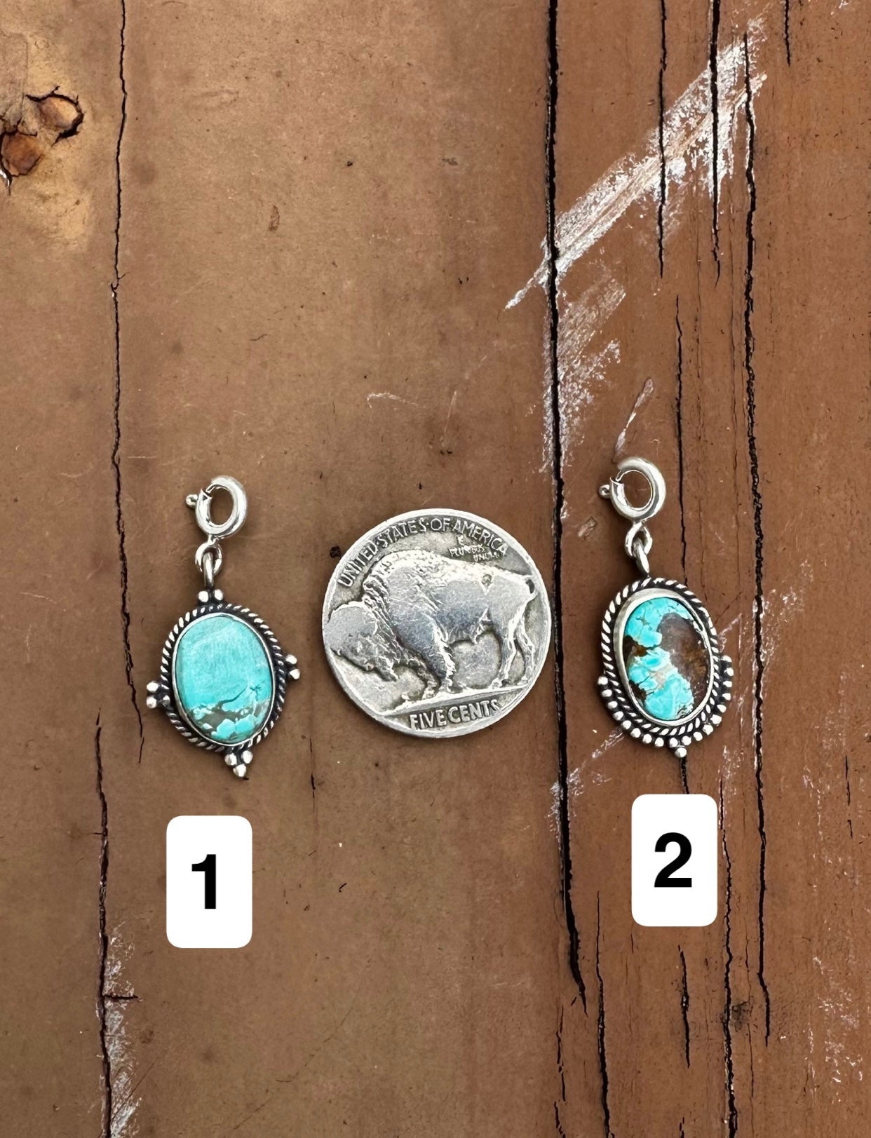 #8 Turquoise charm