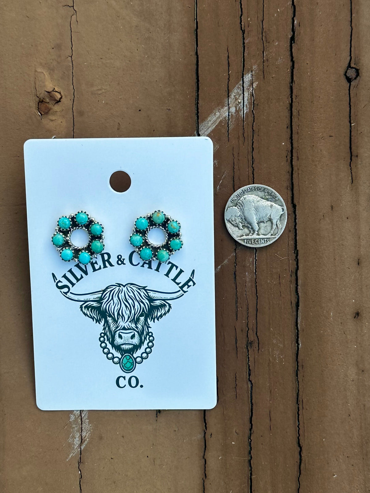 Kingman circle earrings