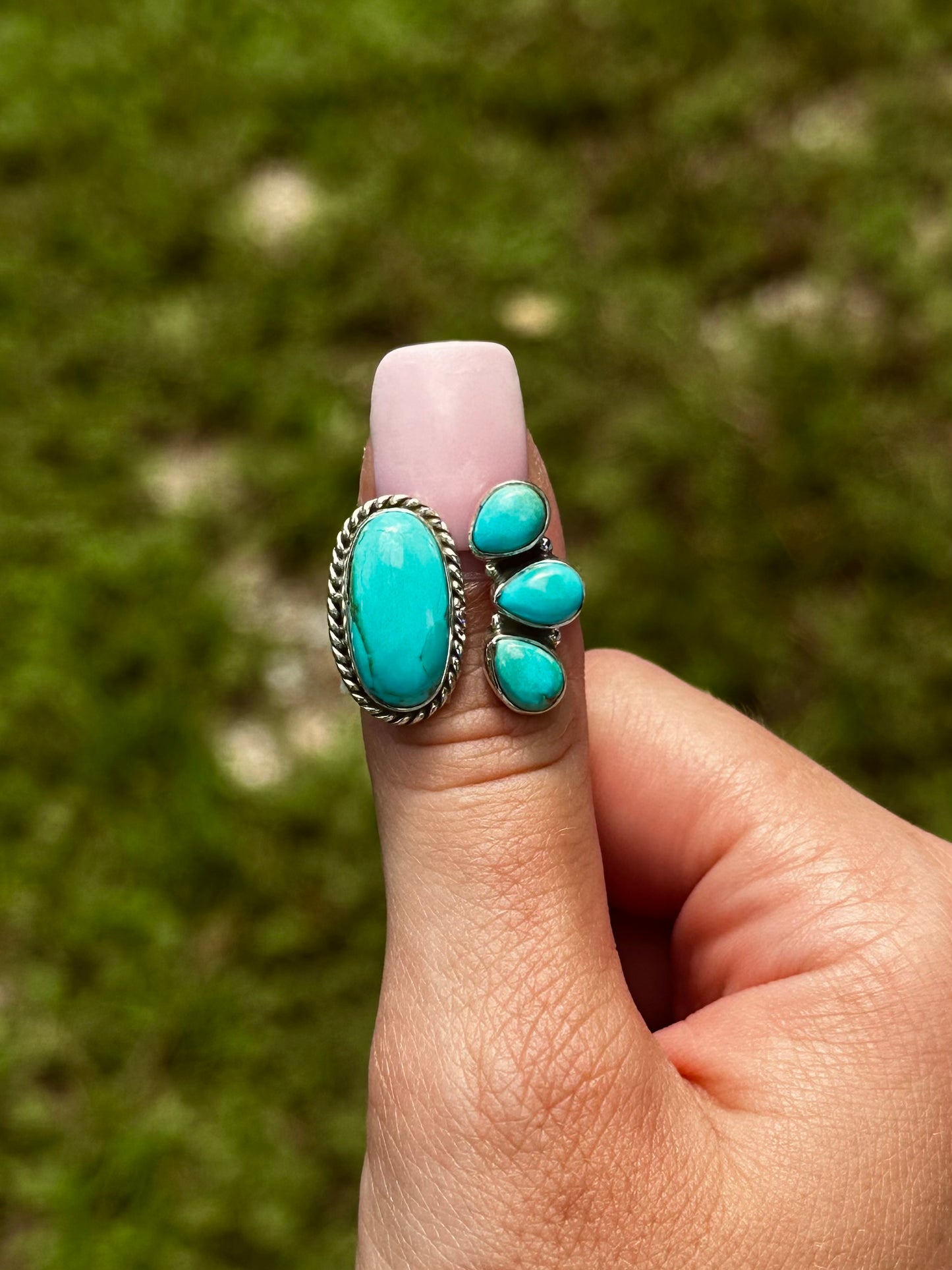 Adjustable Kingman floater ring | 8.5+