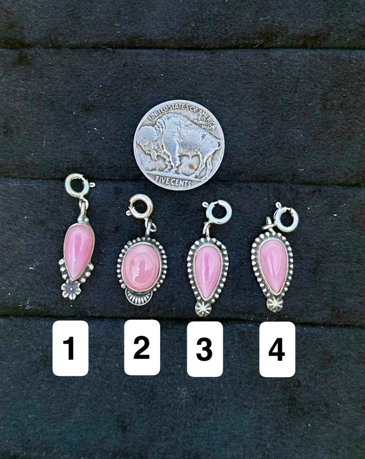 Pink Conch charm