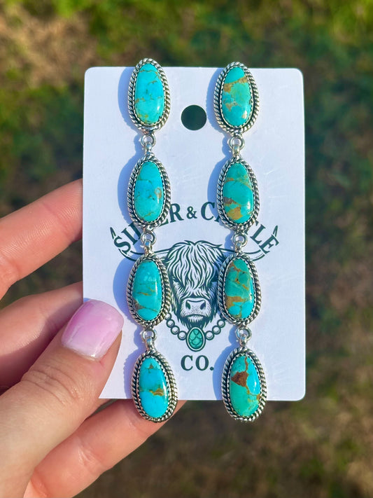 Kingman dangle earrings