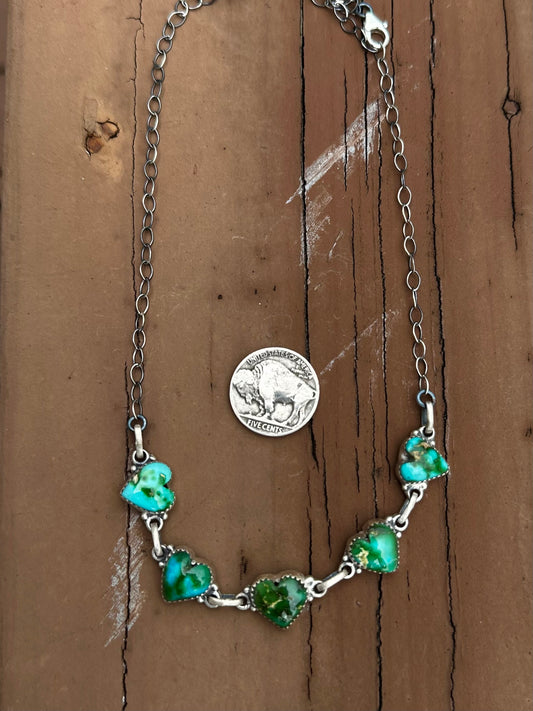 Sonoran mountain heart choker/necklace