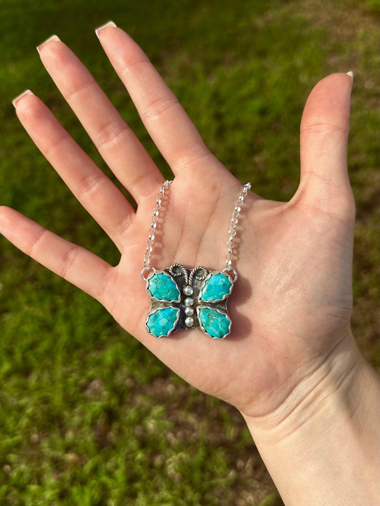 Mohave butterfly necklace