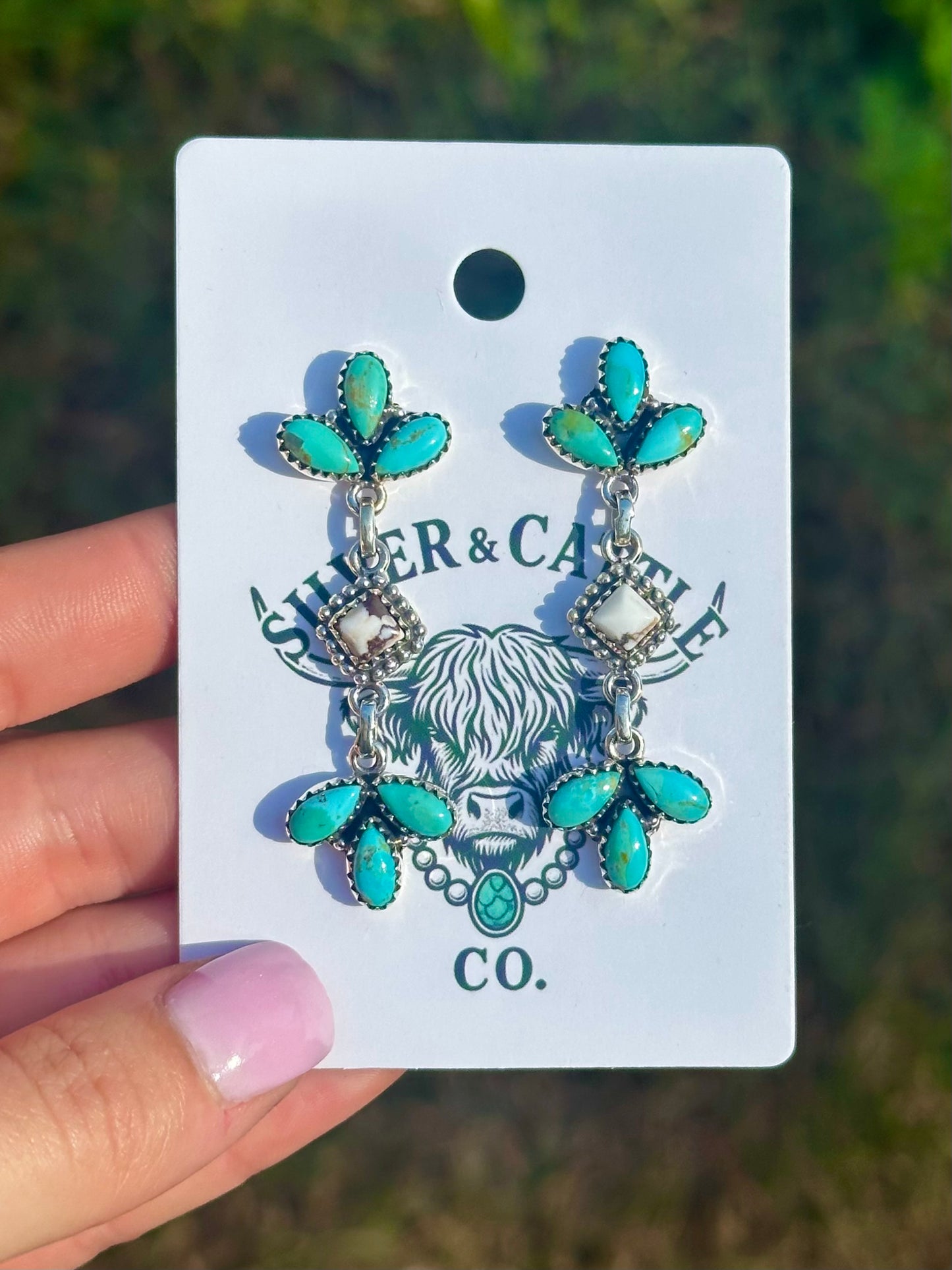 Kingman & wild horse earrings