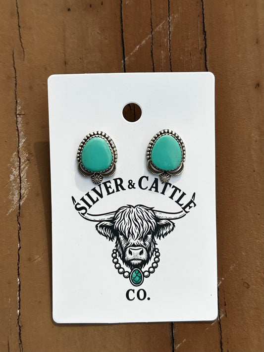 Roysten turquoise stud earrings