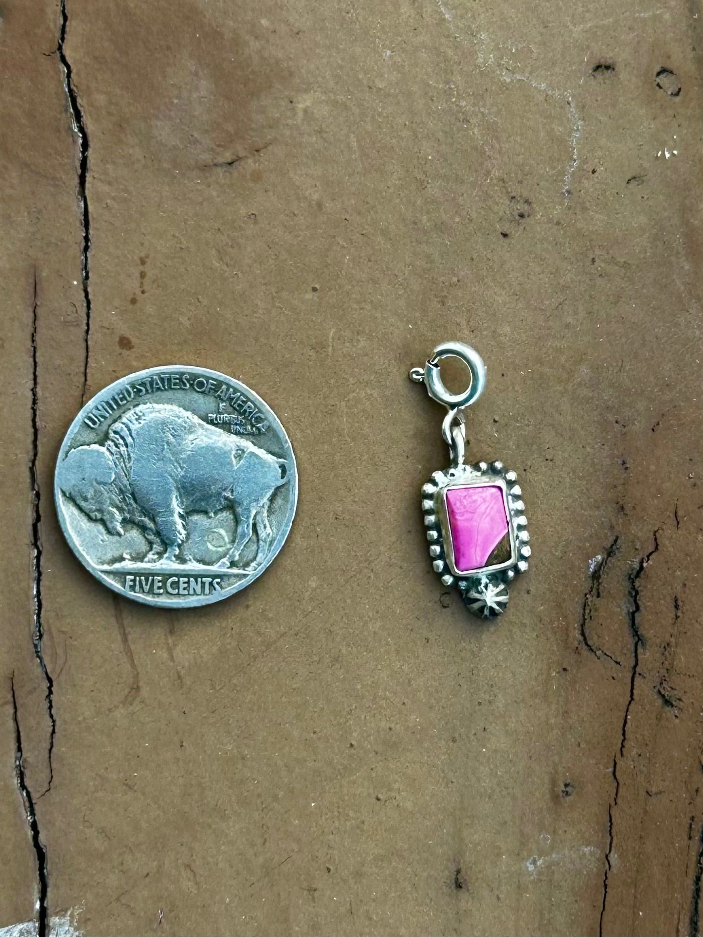 Cotton candy charm