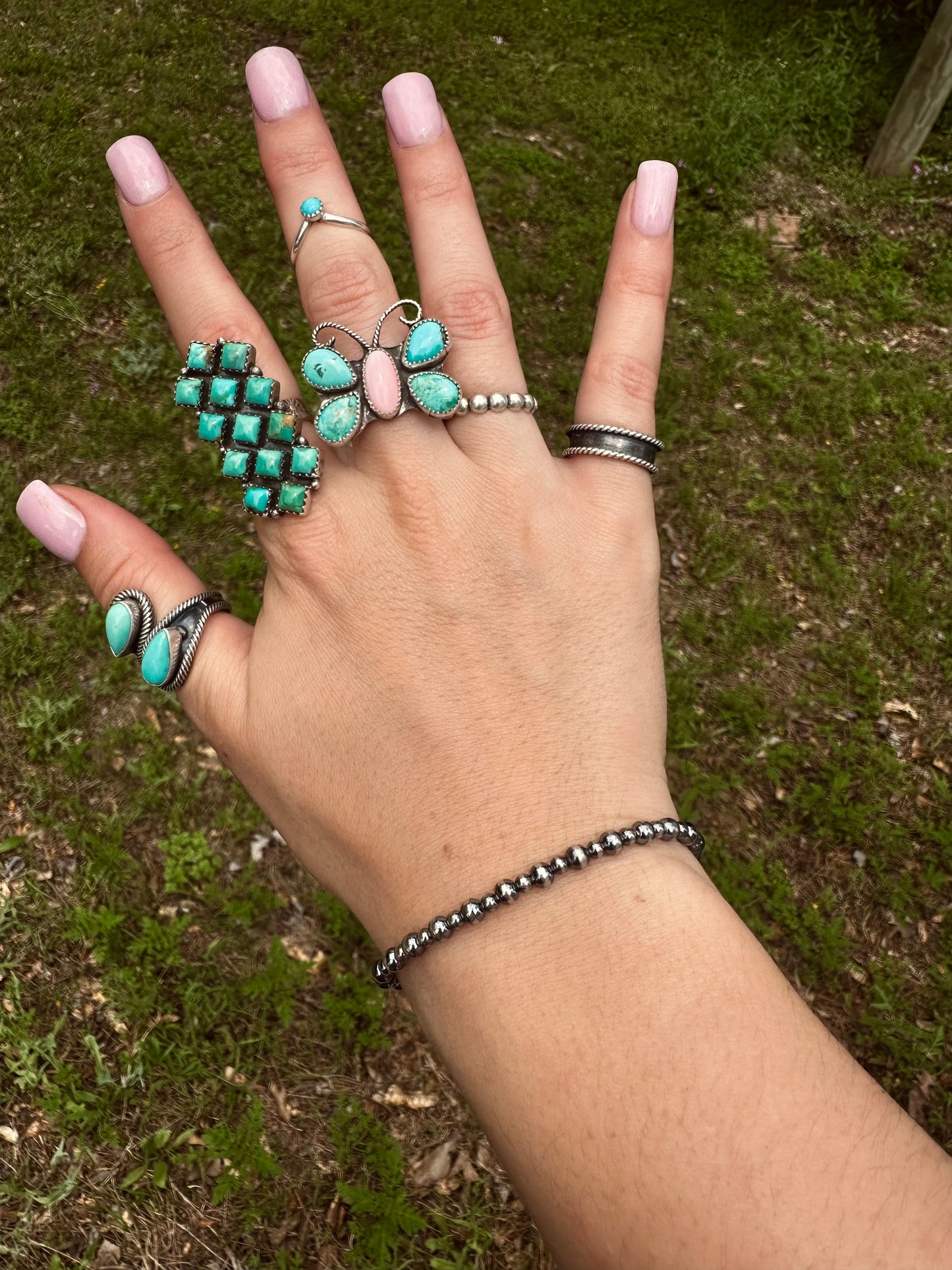 3 & 4mm mix bracelet
