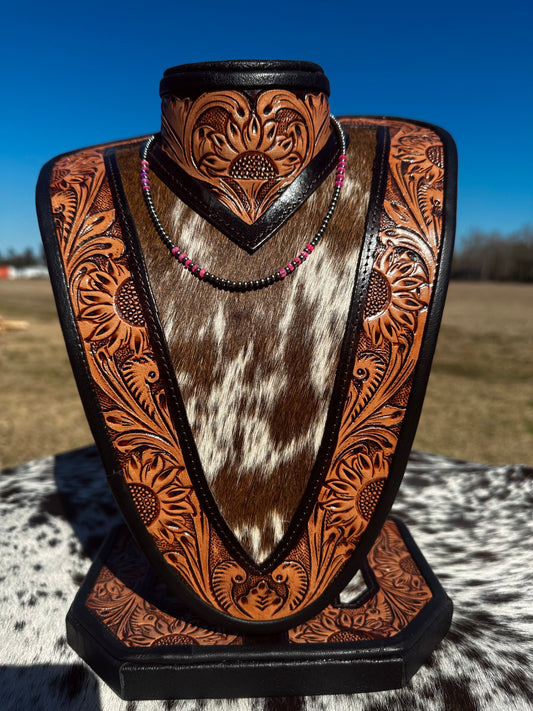 Pink Faceted Opal Necklace