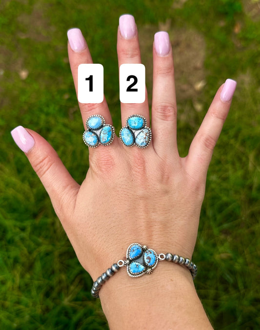 Adjustable Golden hills ring