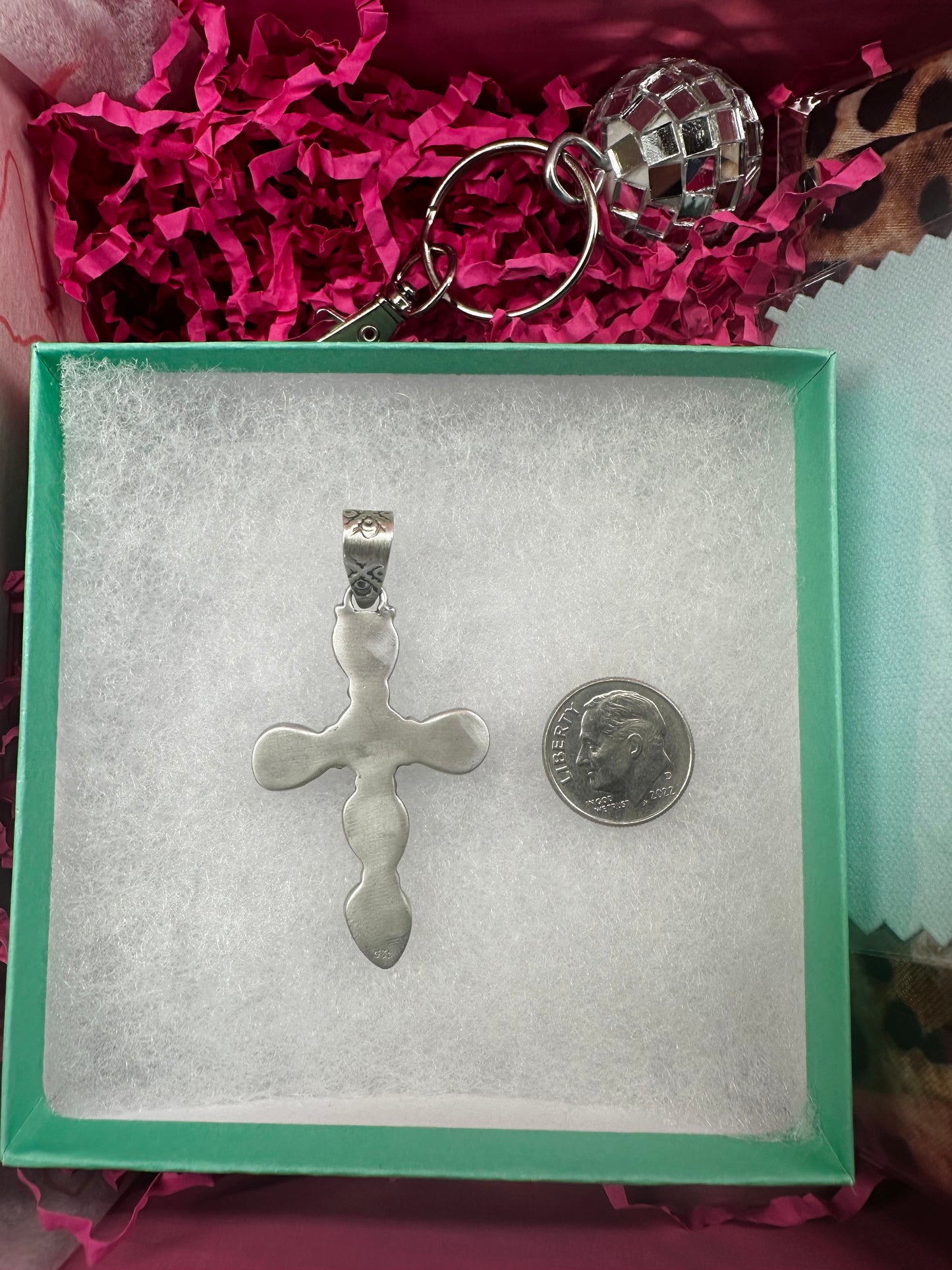 Kingman cross pendant