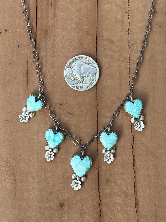 White water charm necklace