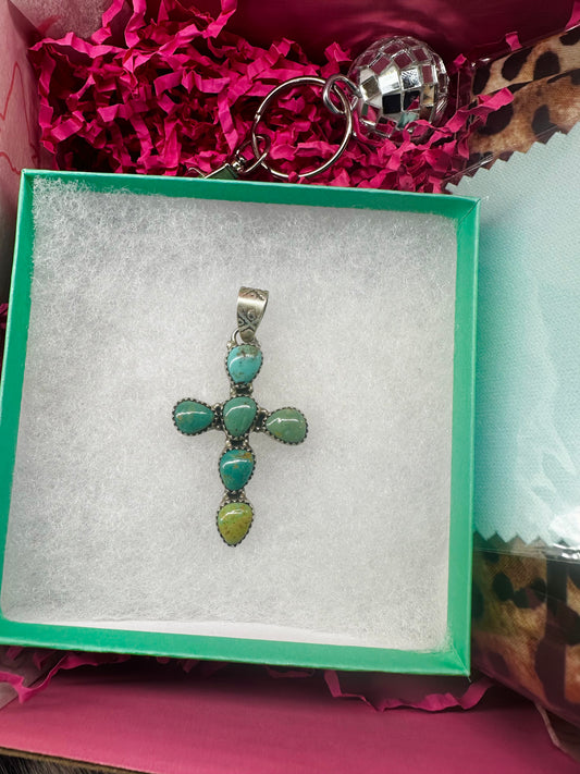 Kingman cross pendant