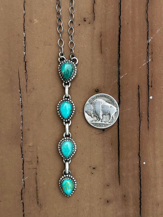 Kingman 4 stone necklace