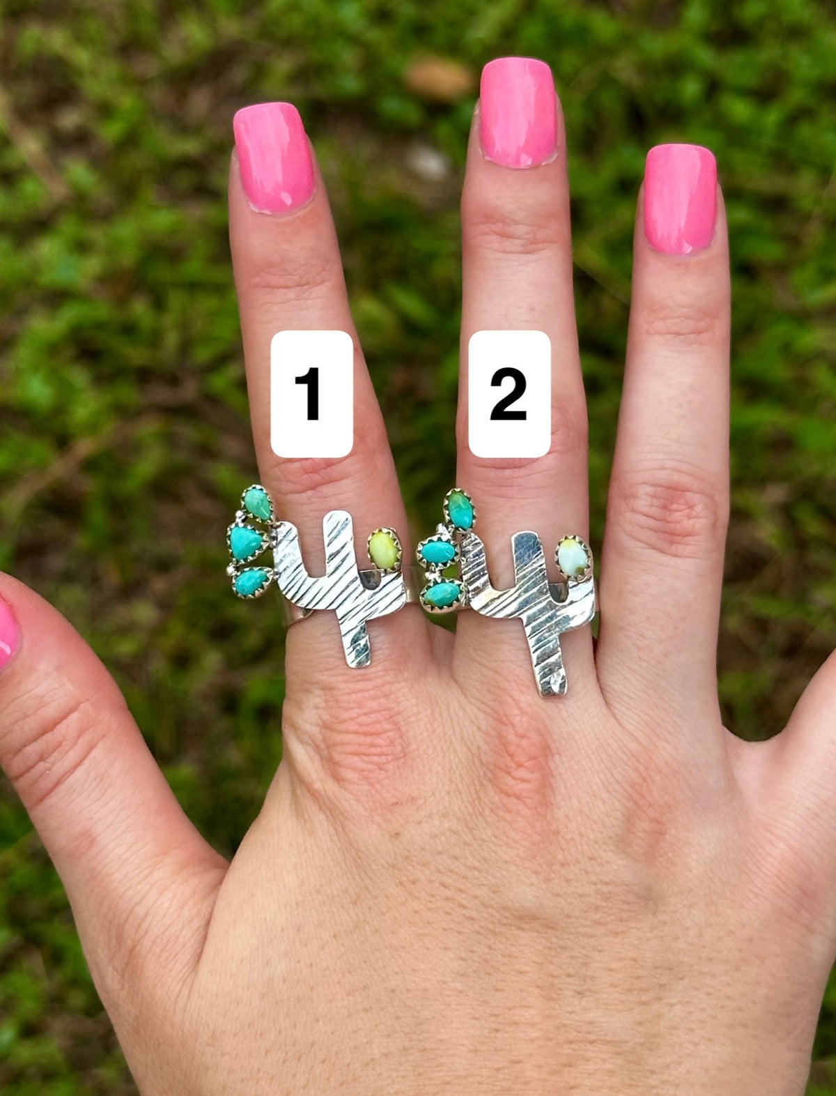 Adjustable cactus ring